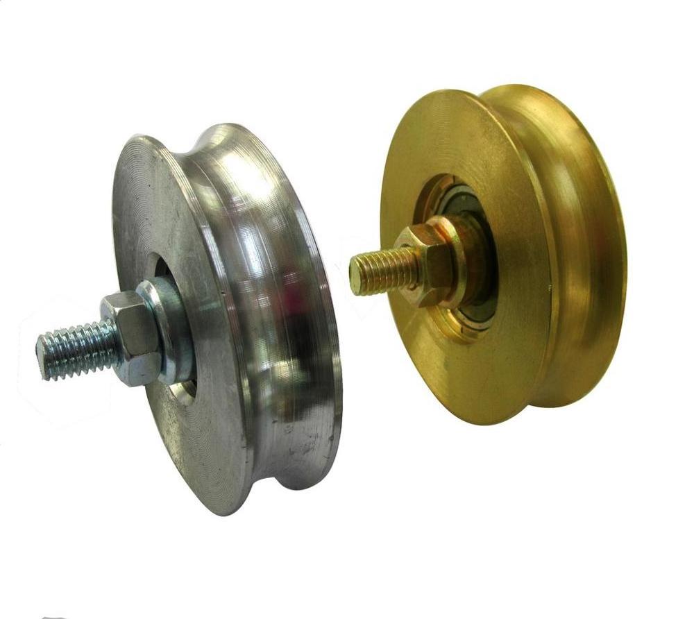 Rolling Gate Wheel With Bolt Single Bearing U Groove