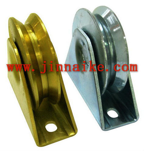 Zinc Y V U H groove sliding gate wheel ,sliding door roller for swing gate