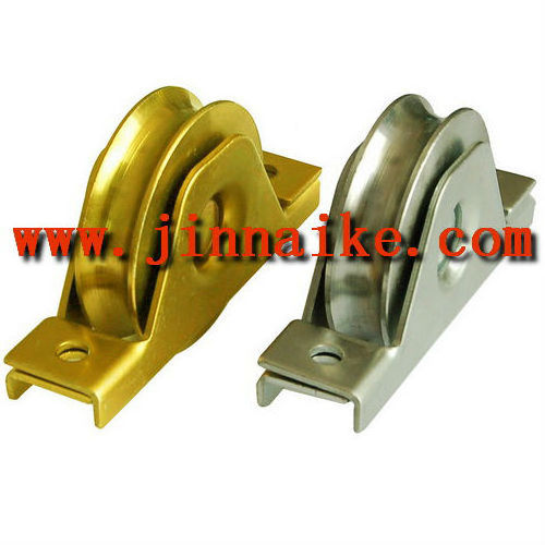 Zinc Y V U H groove sliding gate wheel ,sliding door roller for swing gate