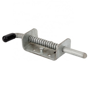 galvanized long type french door spring latch