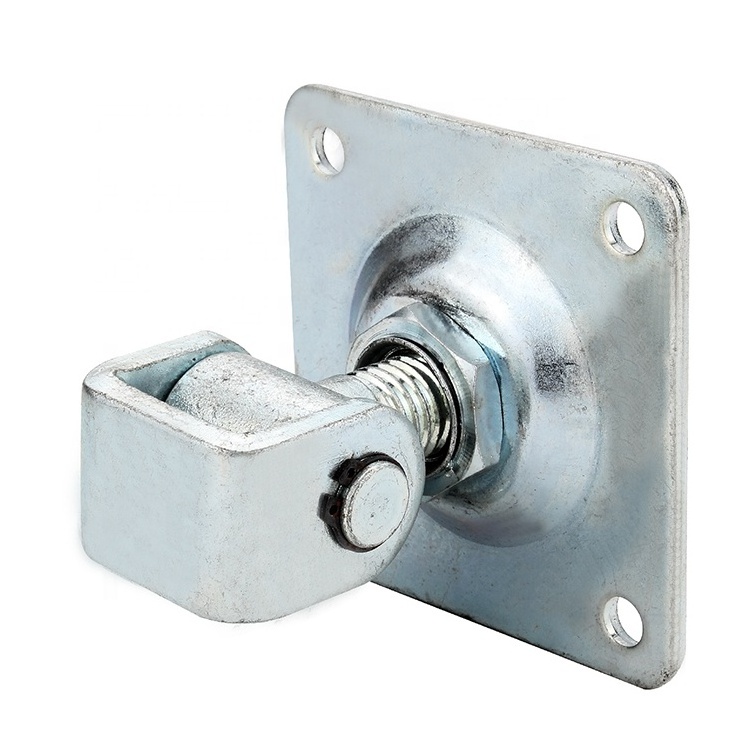 adjustable gate hinge with square plate; square door hinge; Bisagra cuadrada