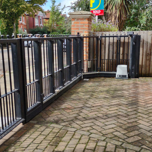 Sliding Galvanized Gate Round Rail  Gate Curved Door Track For Sliding Rolling Gate