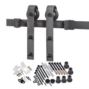 Door Rail Kit Barn Door Kit Track Kit System Carbon Steel Modern Closet Hardware