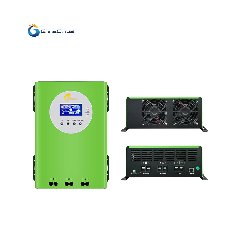 GnneCrius 60A Mppt Solar Hybrid Controller Mppt Charge Controller 40A 60A for 100w Solar Panel