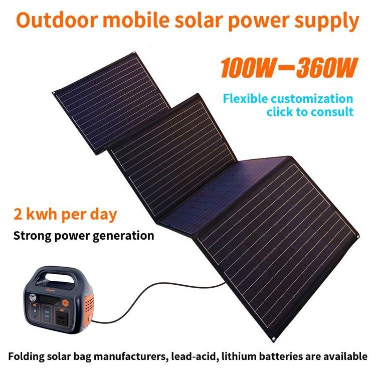 MWT Professional Supplier Flexible Panels Lines Solar Power Bank Panel folding portable rv solar panel charger 20w 50w 100w