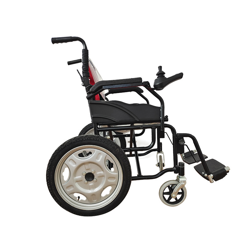 24 inch tire folding lightweight power electric wheelchair for disabled people