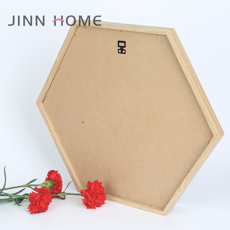 Hexagon Shaped Felt Letter Board 10x10 Inches 340 Letters Wooden Frame-Black Gray Changeable Letter Boards MDF 5mm Home