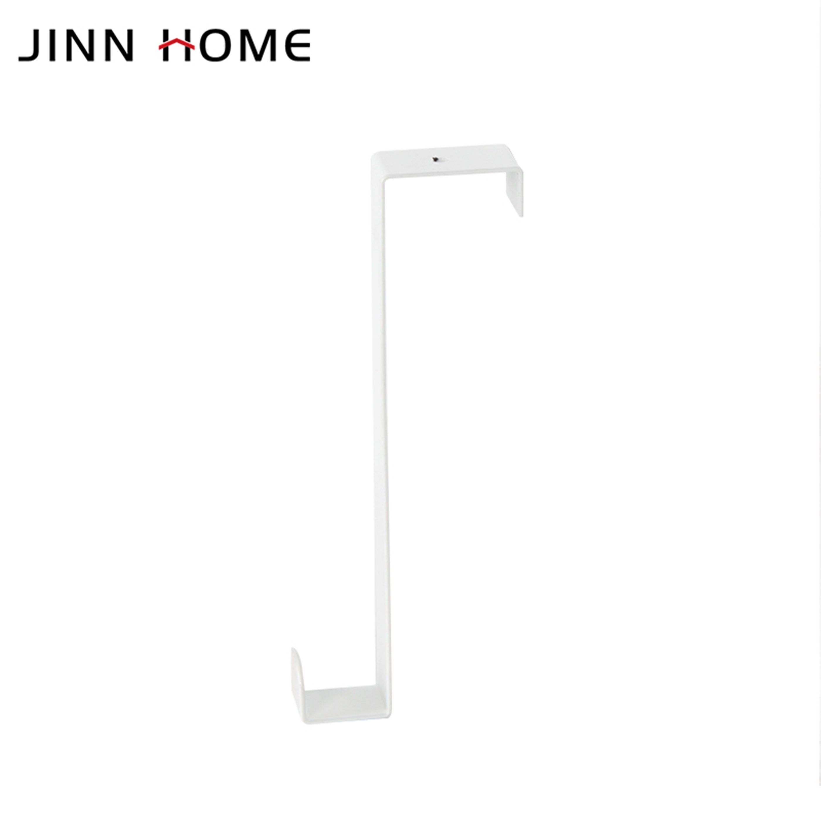 Jinn Home 3PCS Set White Painted Metal Wall Hooks Household Storage Clothing Hanger Rails