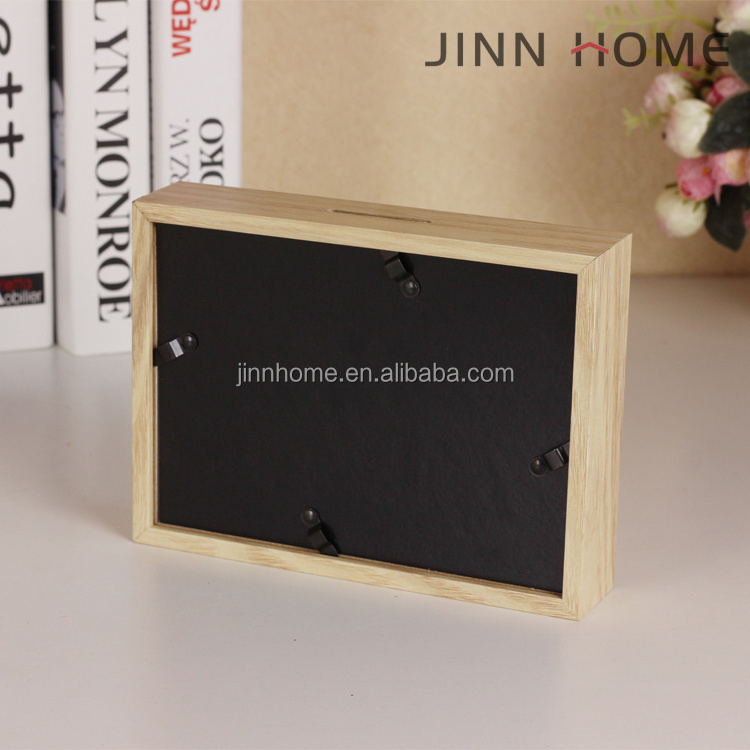 China 3D Deep Wooden Shadow Box Photo Frames 6-7-8-10 inch-wooden Money Box- Custom Design Box-Alcancia