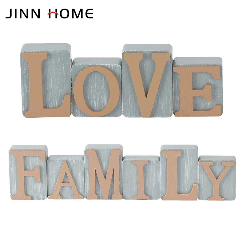 Wooden Hope Word Sign  Multi-color Freestanding Wooden Letters