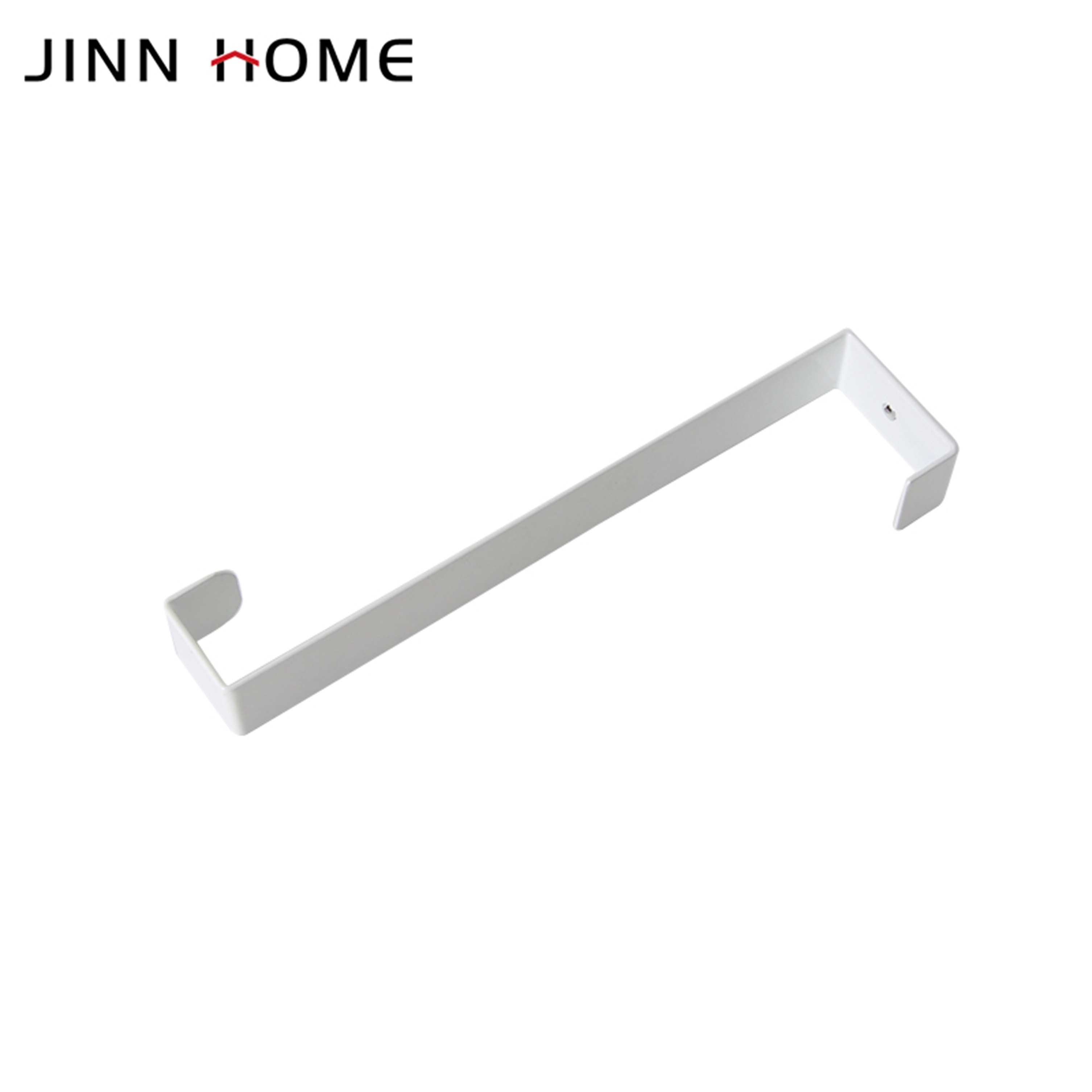 Jinn Home 3PCS Set White Painted Metal Wall Hooks Household Storage Clothing Hanger Rails