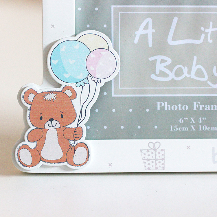 wooden my first year cute bear wood cartoon baby photo frames for boys and girls