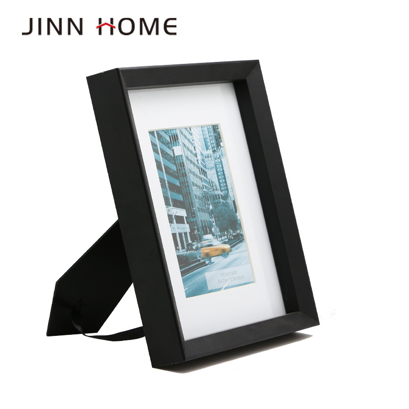 Wooden Black Classic Picture Frames Tabletop or Wall Display Decoration Wooden Photo Frames