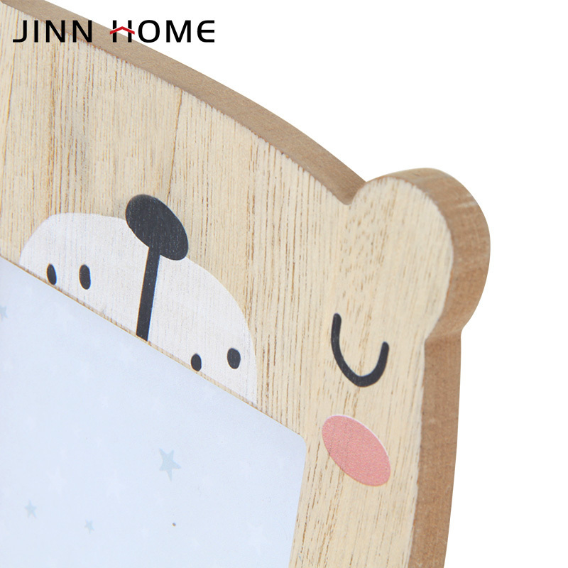 Wooden Cute Animal Shape Picture Photo Frame