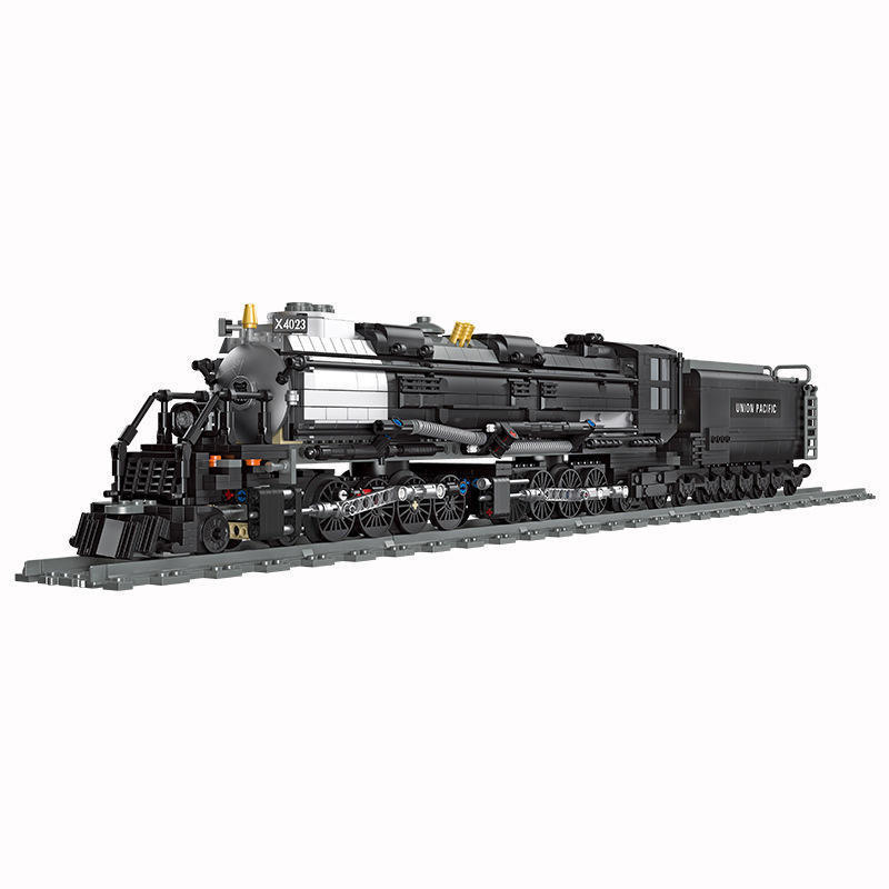 Big Boy Steam Train Toy MOC Building Blocks Educational Games Plastic Building Block 3D Model Train Toys For Kids Christmas gift