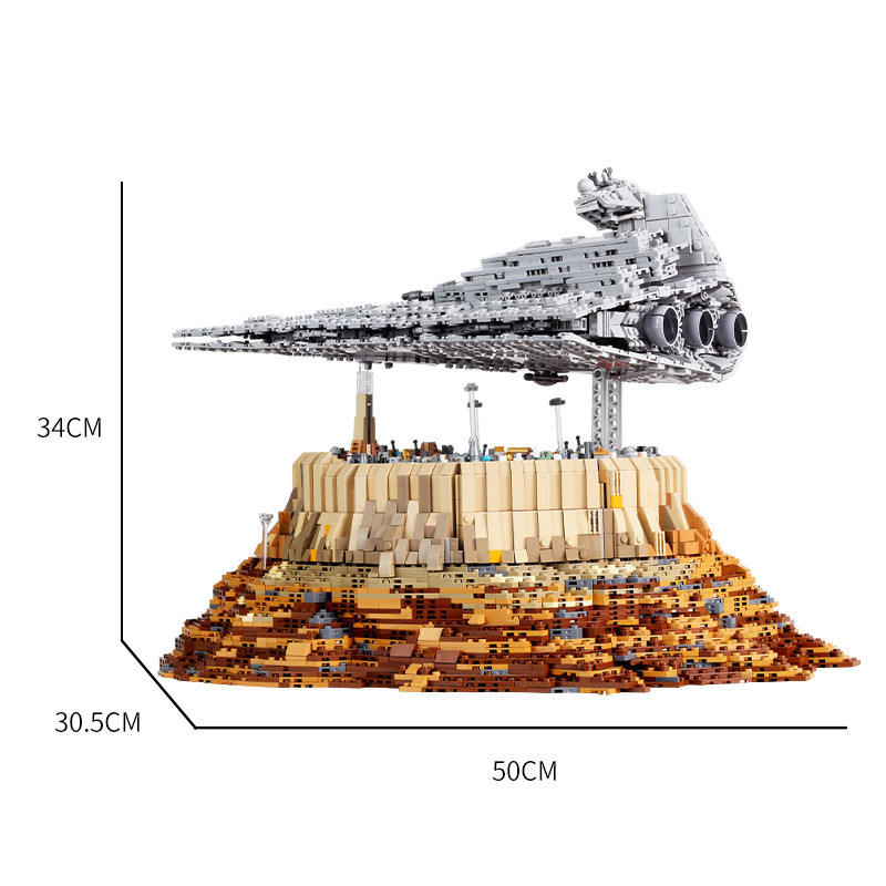 21007 Star Plan Destroyer Cruise Ship Building Block The Empire Over Jedha City Starwars Toy Bricks Puzzle Game For Kids