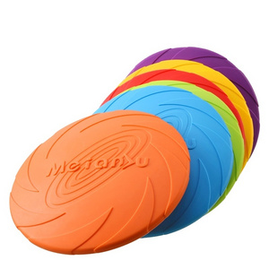 Kinning   Dog Flying Disc Dog Pet Toy Pet Interactive Training Flying Disc Floating Water Bite Resistant Soft Dog Flying Disc