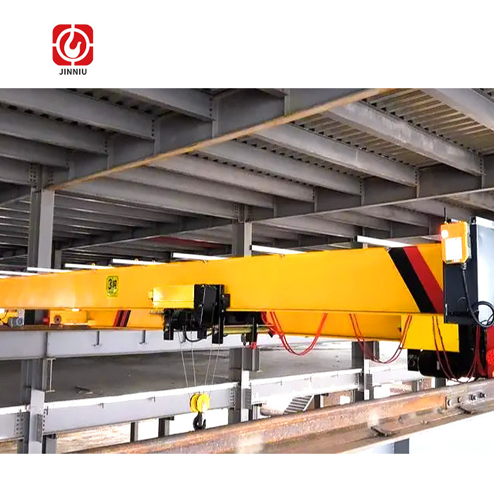 Motor Drive 3ton 5ton 10 ton Industrial Travelling Single Grider Beam Overhead Crane with End Carriage