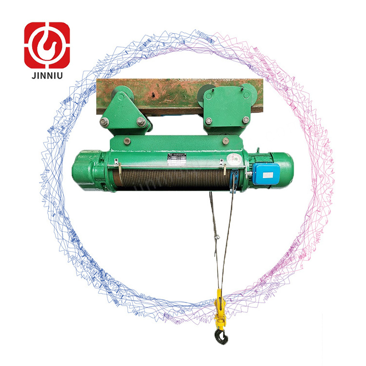 Jinniu 2 ton 3 ton 5 ton Swing Arm Hoist Winch Hoist with Motorized Trolley