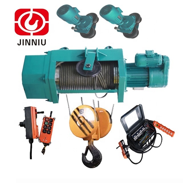 Jinniu 2 ton 3 ton 5 ton Swing Arm Hoist Winch Hoist with Motorized Trolley