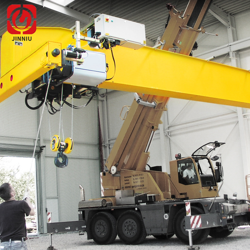 Motor Drive 3ton 5ton 10 ton Industrial Travelling Single Grider Beam Overhead Crane with End Carriage