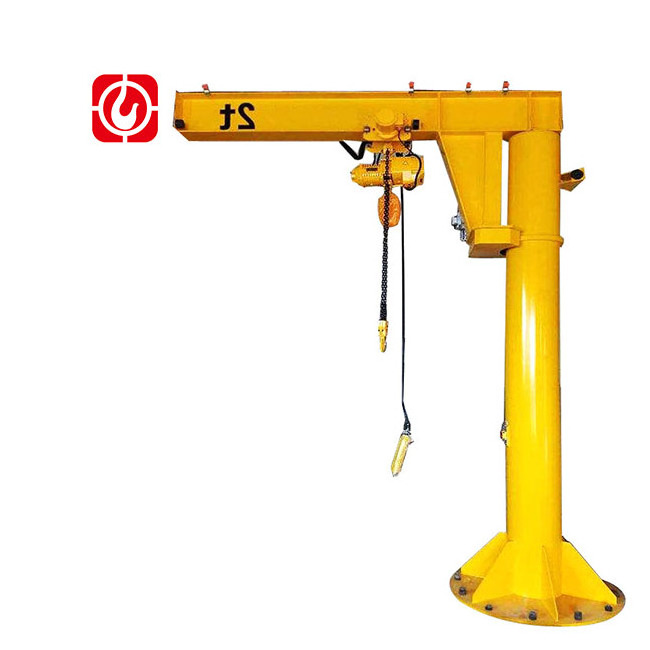 Portable Hydraulic with Electric Workshop Crane Cantilever  Small Pickup Rotate Manual Mobile Jib Crane Truck Crane