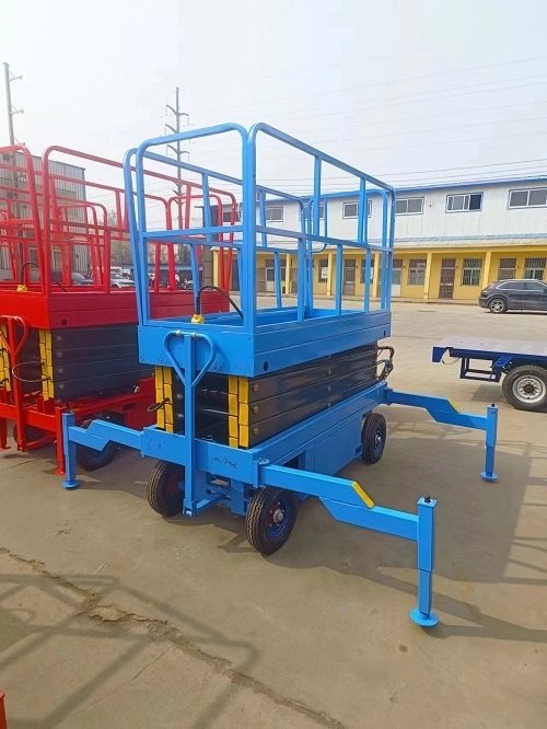 Factory price mobile scissor hydraulic lifter electric scissor lift elevator window cleaning scissor lift