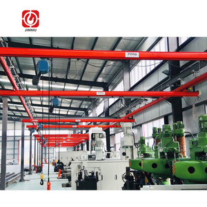 1000 kg light weight Overhead bridge crane Flexible Beam Monorail Free Standing workstation crane