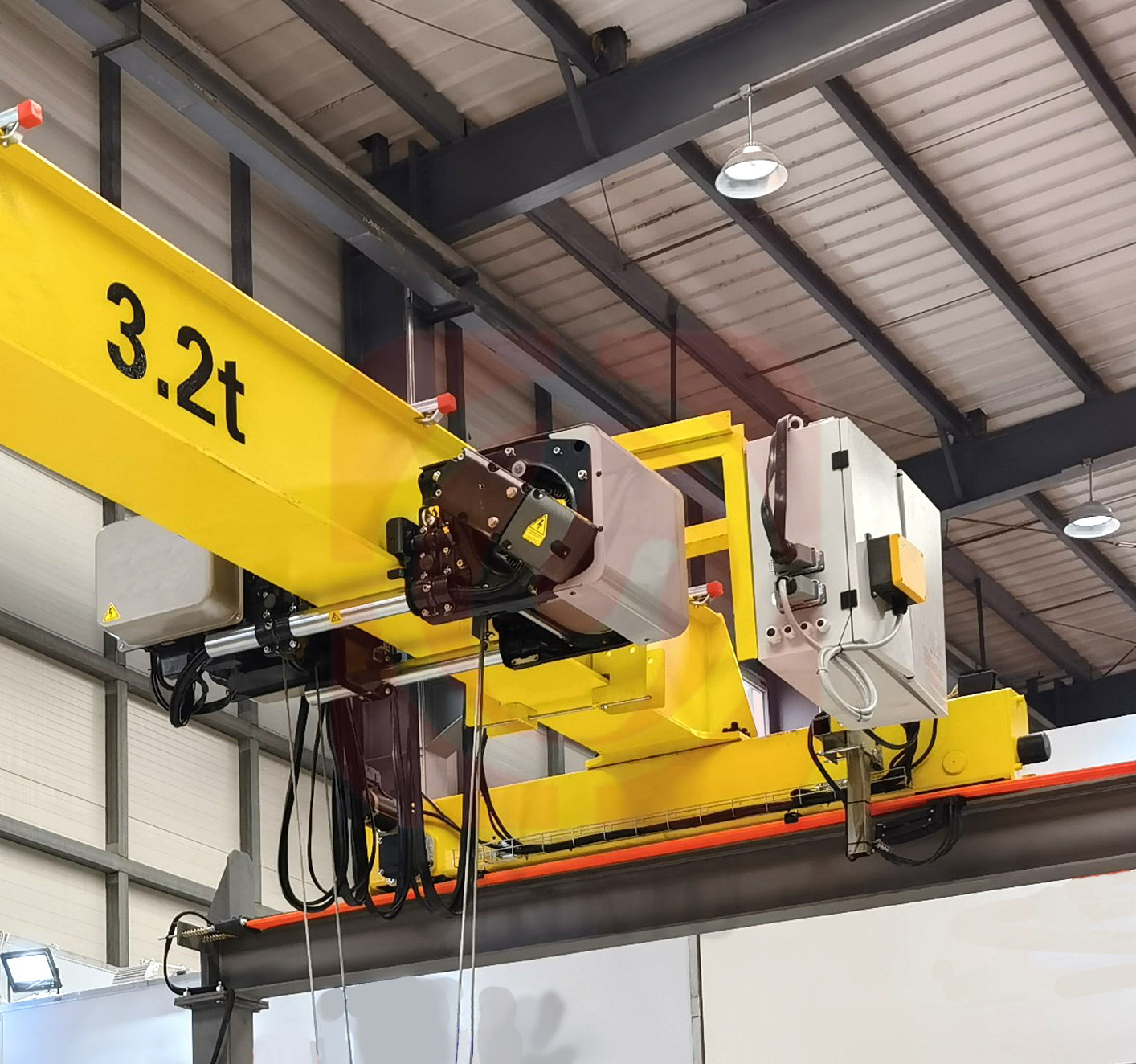 Motor Drive 3ton 5ton 10 ton Industrial Travelling Single Grider Beam Overhead Crane with End Carriage