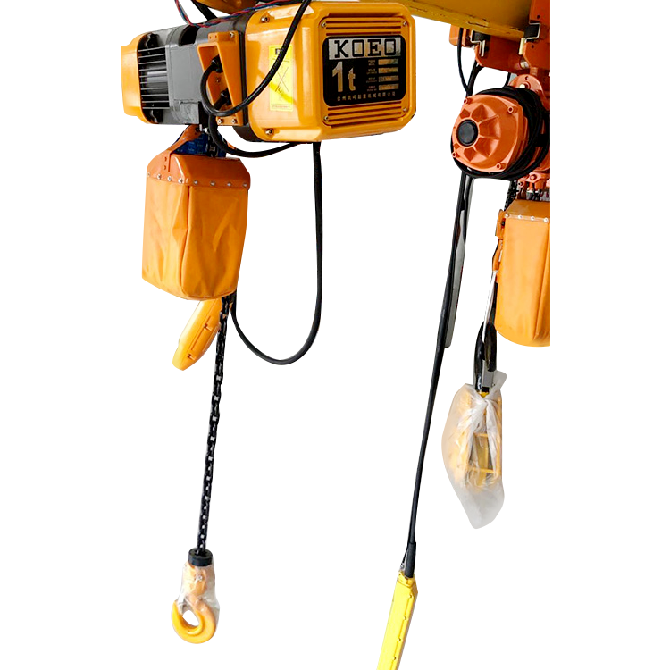 Lifting Material Electric Chain Hoist Motorized Trolley Block Bag