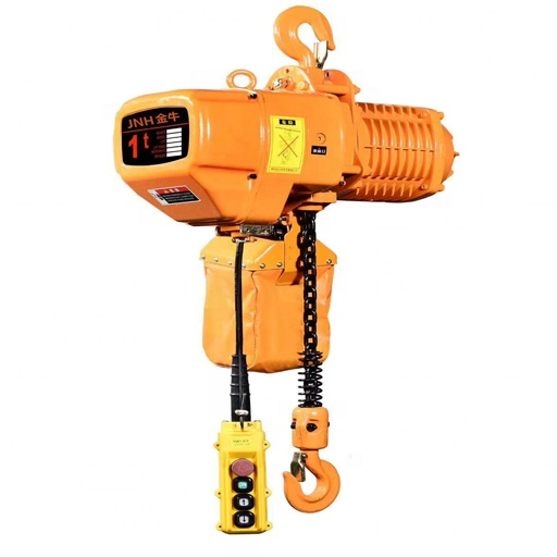 Block Bag 0.5t 1t 5t Warehouse Portable Chain Electric Chain Trolley Hoist For Wall-Mounted Jib Cranes