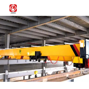 Factory Wholesale 4 Ton 5 Ton 6 Ton 10 Ton Single Girder Travelling Overhead Bridge Crane with crane runway rail