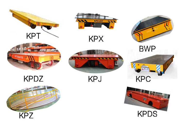 Industrial ready to ship electric rail flat cart 5ton 10ton baterry transfer trolley