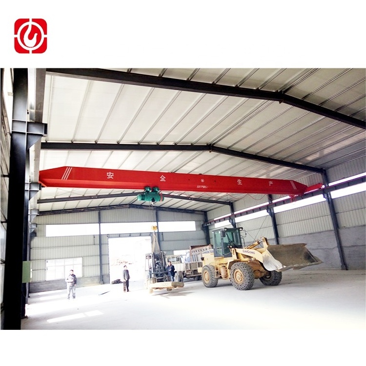 Workshop Warehouse 5Ton 10Ton 15Ton Single Girder Overhead Crane Puente Grua 10 ton with Electric Hoist