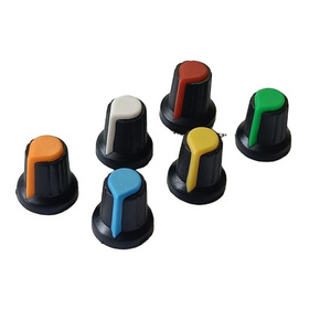 AG2 A-2 Plastic Potentiometer knob for 6MM handle / red blue yellow green white orange