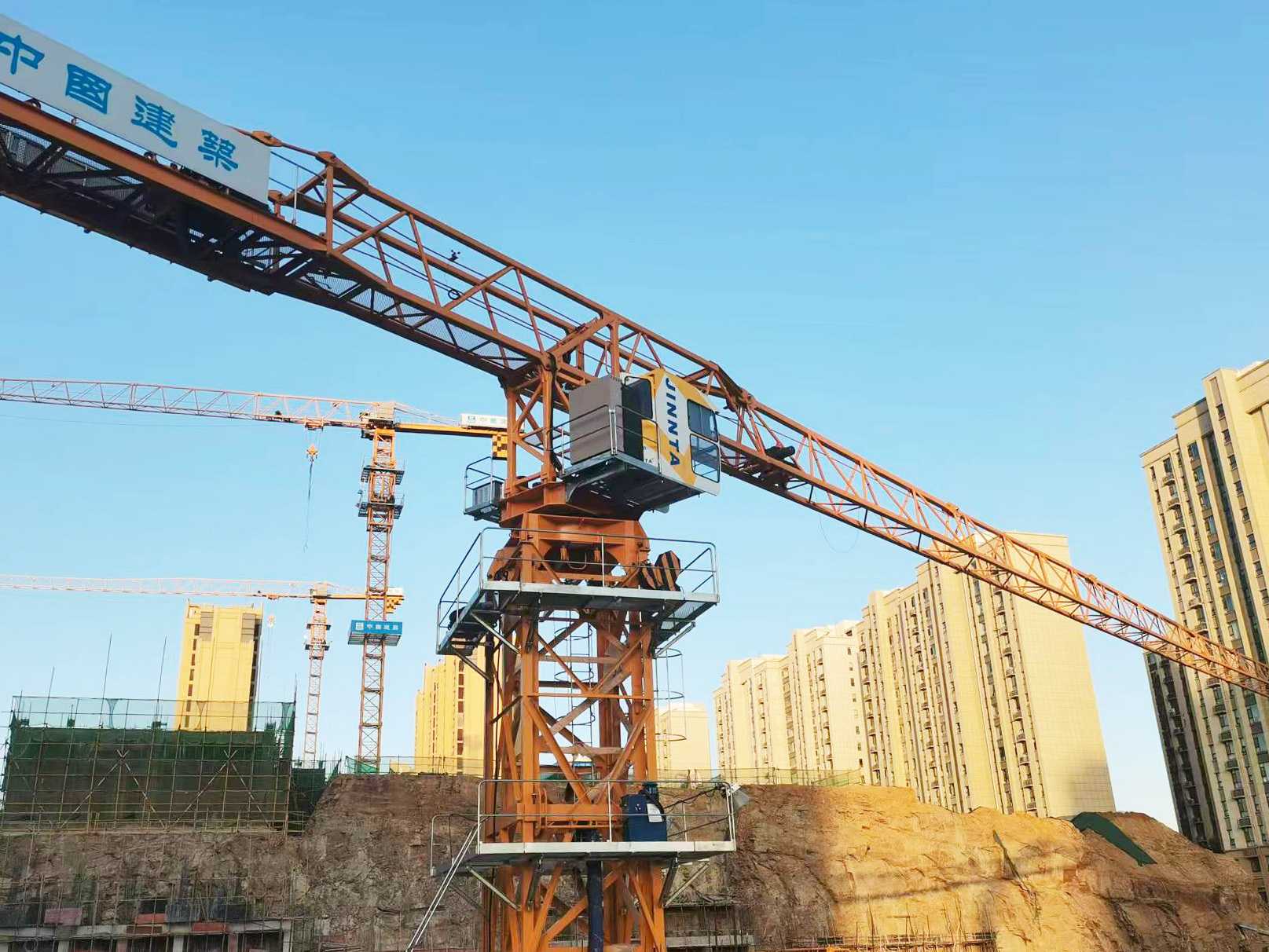 SHANXI JINNTA Wholesale Direct Sales STP80(C6010P-6) Jinnta Tower Crane Manual With Big Promotion 80Kn M Tower Cranes