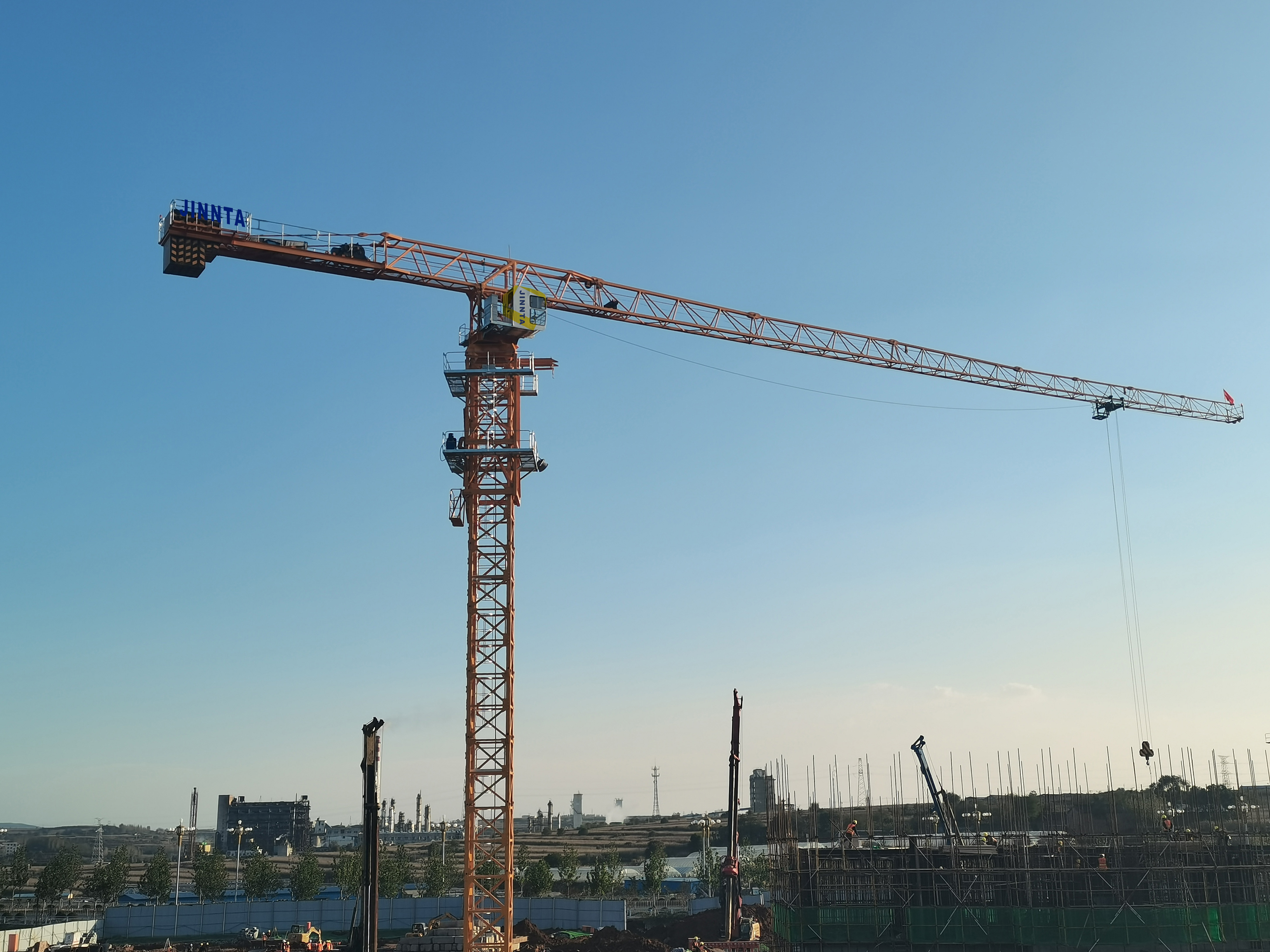 Provided  STP125(C6015P-8) 8ton Tower Crane with Spare Parts Ordinary Product Tower Crane  Topkit Tower Crane