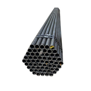 China Q235 Q345 Black Carbon Erw Welded Steel Pipe