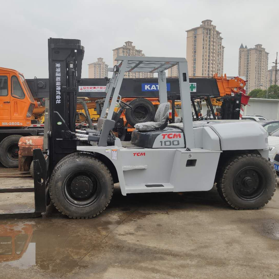 low price excellent quality used FD100 10t tcm forklift original from japan for sale