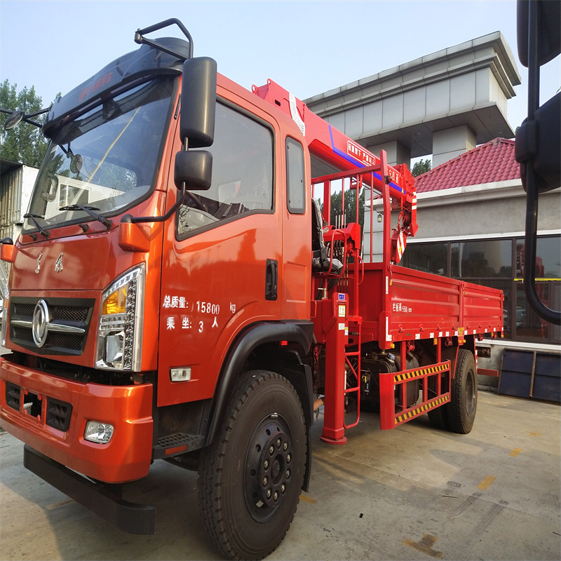 6 Wheeler telescopic arm ,8 ton 6 wheel 4*2 lorry crane dimension