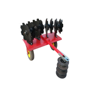 stock ATV Tow-behind Disk Harrow;pull behind disc cultivator;8 Discs Harrow  for sale