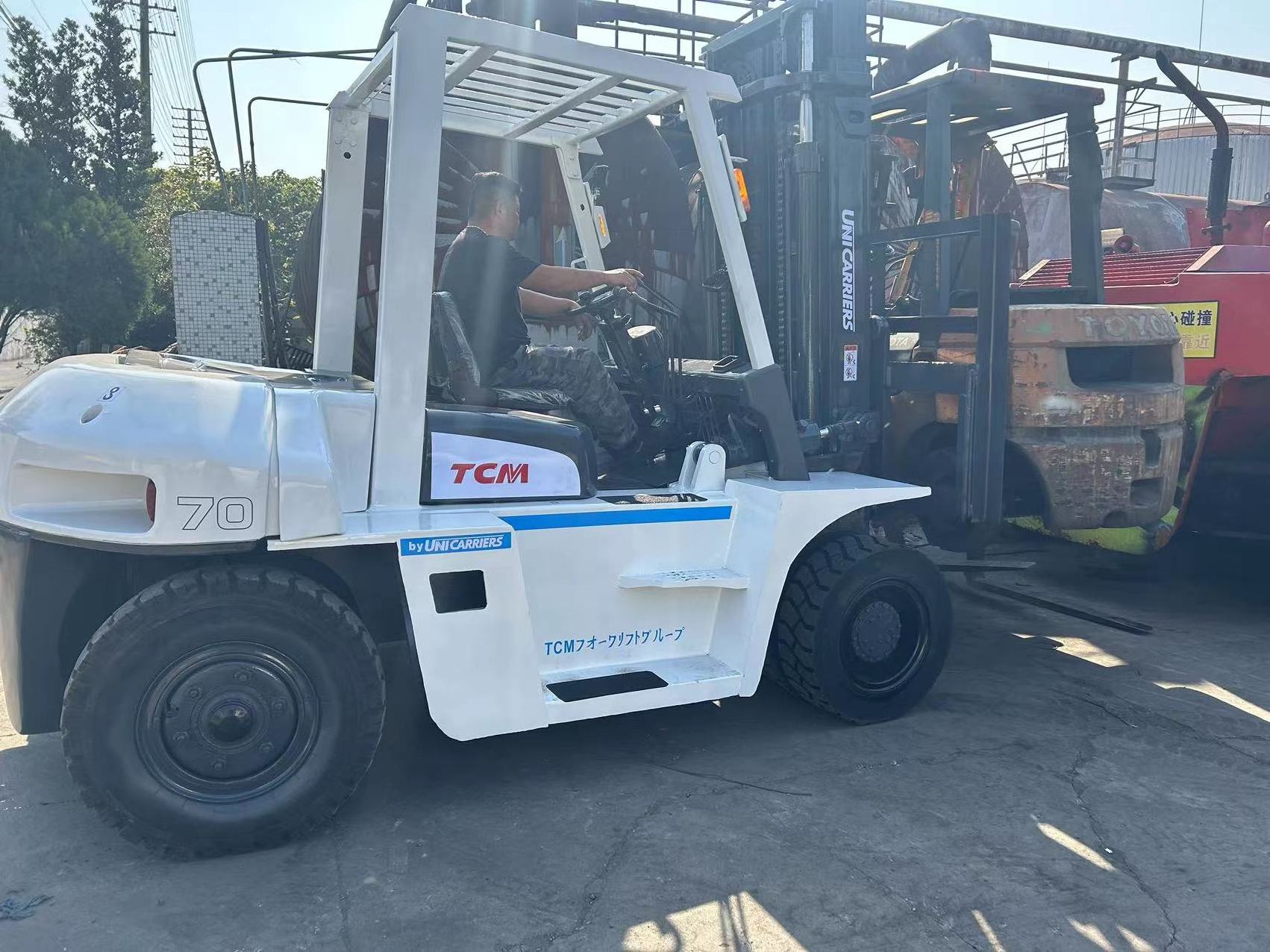 Hot sale Second hand forklift TCM Japan Original mini 7 Ton Used diesel forklift  in good condition for cheap sale