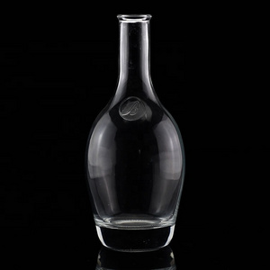 Exquisite Round Neck Glass Bottles Empty Flint Tequila Glass Bottles Suppliers