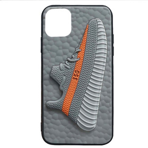 New Design 3D Air Silicone Rubber Sneaker Phone Cover for Iphone Case 15 14 13 12 Cell Phone Accessories Shockproof