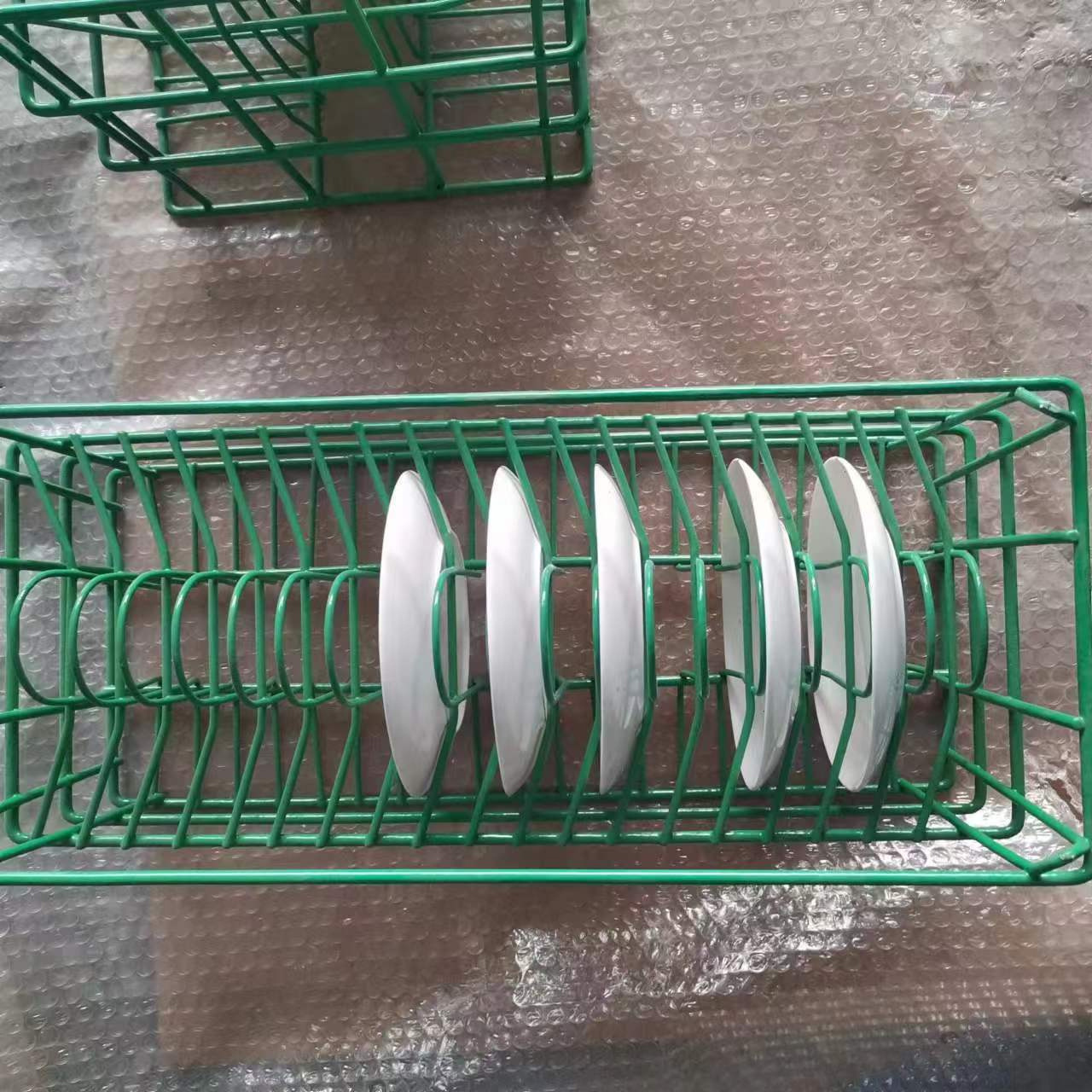 Metal Storage Shelf Cabinet Iron Dinner Plate Rack Kitchen Over The Sink Dish Drying Drainer Rack For Household or Restaurant