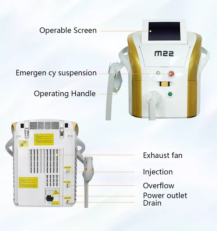 M22 Ipl Machine Professional Skin Rejuvenation Opt M22 Ipl Hair Removal Machine M22 Laser