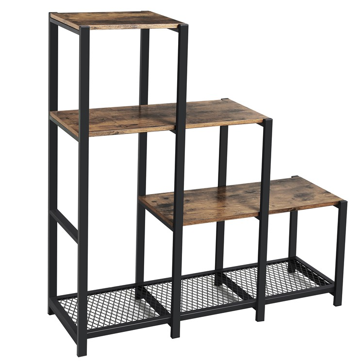 Shoe Rack Bench for Entryway with Boot Organizer, Industrial Entry Bench with Shoe Storage Shelf