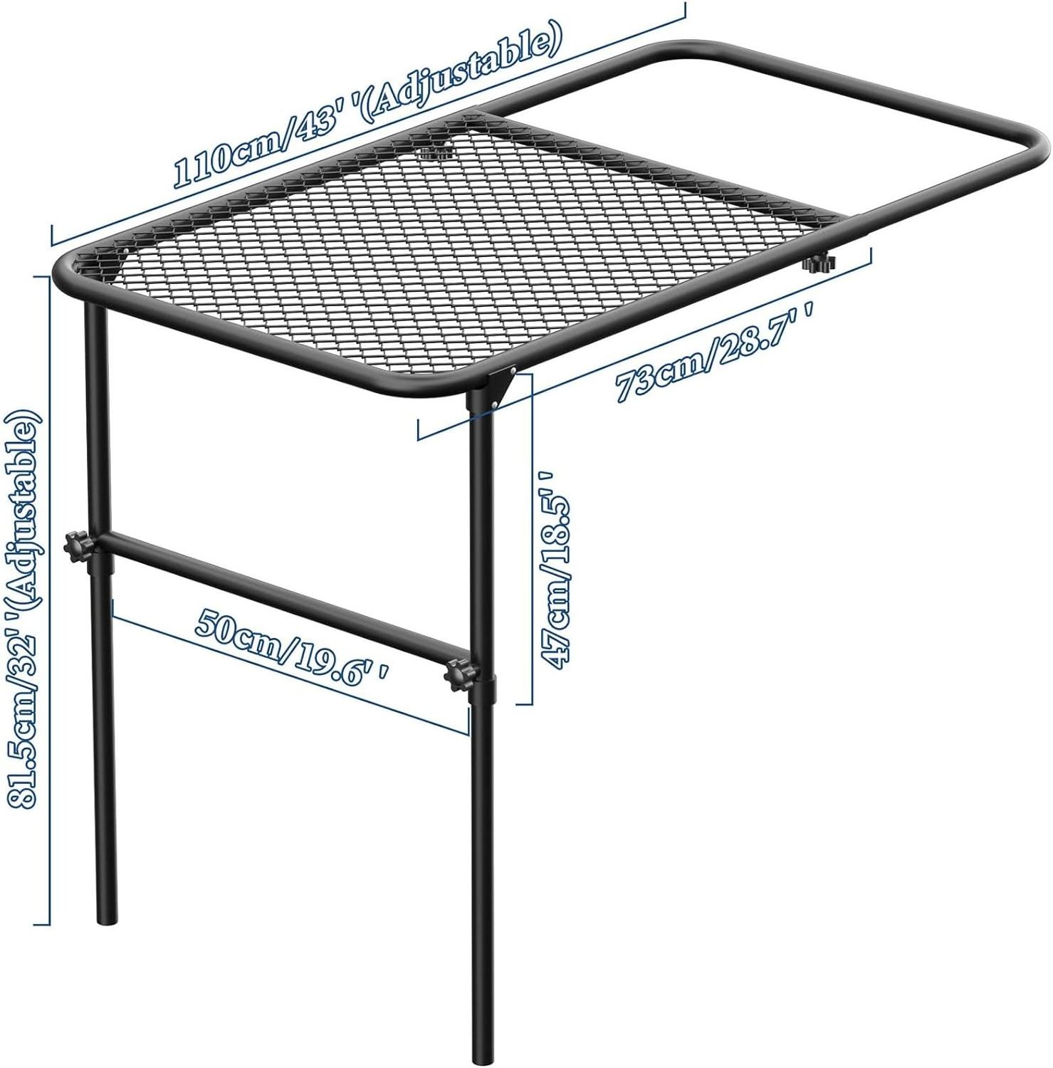 Portable Camping Table For Tire  Folding Grill Table Small Camp Table for Beach Hiking Backpacking Outdoor Picnic RV B