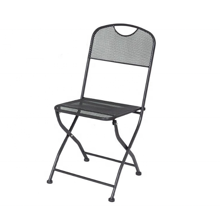 New Arrival Furniture  Outdoor Garden Metal folding Chair / Black Comfortable Event Chair sets