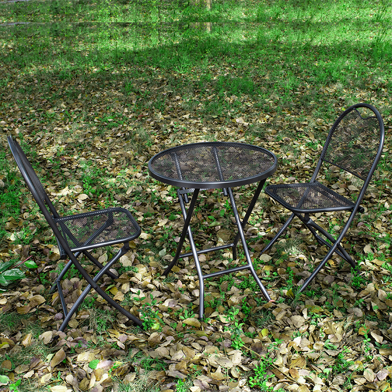 New Arrival Furniture  Outdoor Garden Metal folding Chair / Black Comfortable Event Chair sets